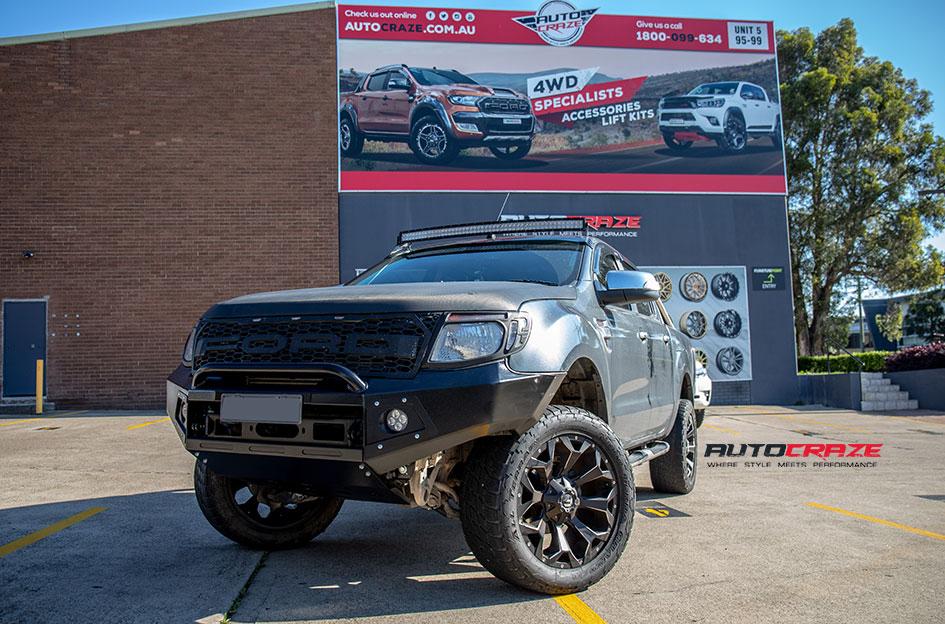 FORD RANGER ASSAULT GLOSS BLACK MILLED ACCENTS